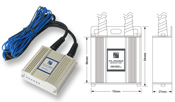 プラズマブースター タイプA 商品画像/寸法図